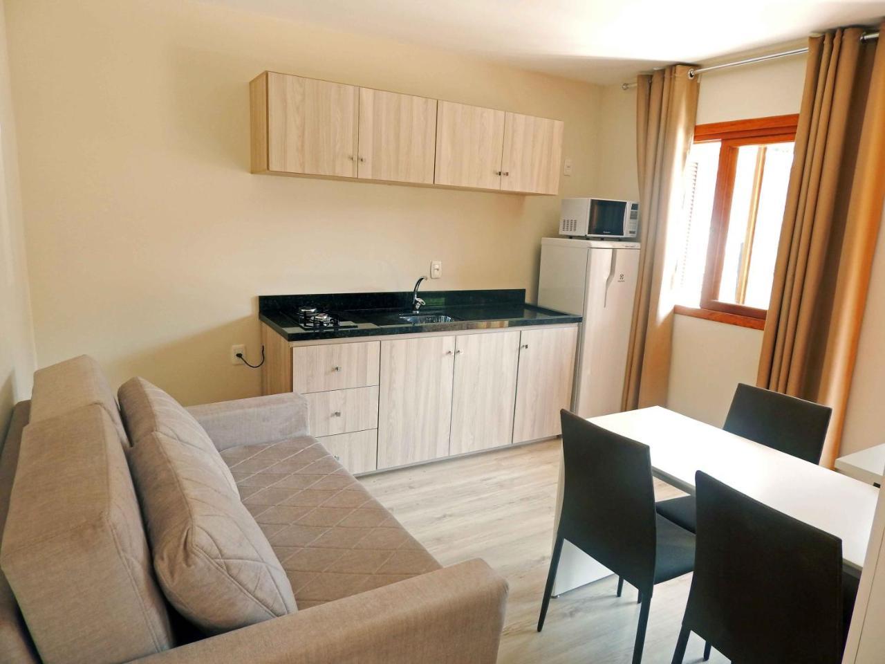 Апартаменты Flats Ouro Gramado Localizado A 900 Metros Da Entrada Do Centro De Грамаду Экстерьер фото