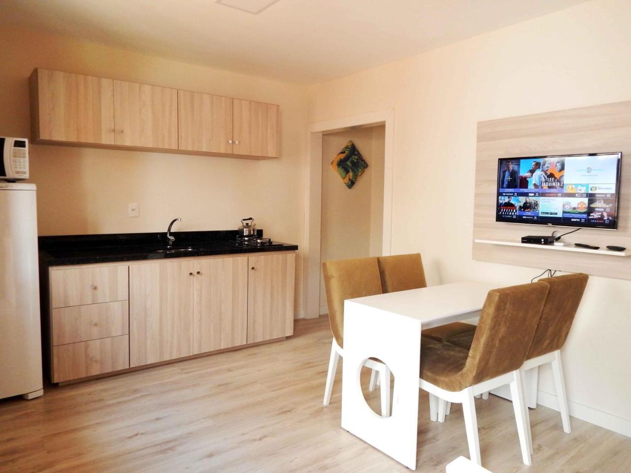 Апартаменты Flats Ouro Gramado Localizado A 900 Metros Da Entrada Do Centro De Грамаду Экстерьер фото